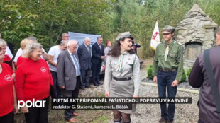 Pietní akt připomněl hrůzy 2. světové války, které se udály za Dolem Barbora