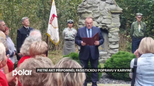 Pietní akt připomněl hrůzy 2. světové války, při fašistické popravě zemřelo dvanáct lidí