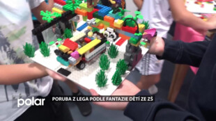 Děti z porubských ZŠ stavěly Porubu z lega. Chtěly by parky a kolotoče