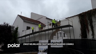 Zmizí nejmladší část novojičínského zámku, začala demolice zdi ze šedesátých let
