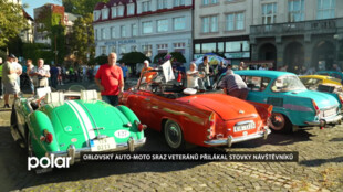 Orlovský auto-moto sraz veteránů přilákal stovky návštěvníků