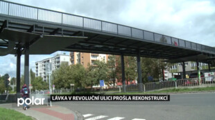 Lávka v Revoluční ulici ve Frýdku-Místku prošla rekonstrukcí a změnila barvu