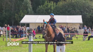 Děti měly svůj Jezdecký den na Čtyřmezníku