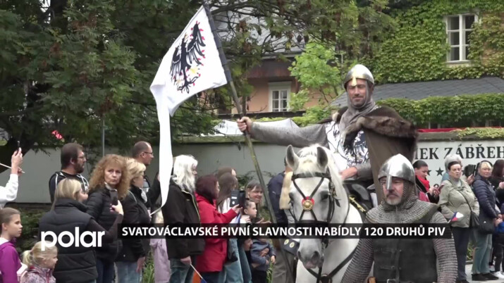 Svatováclavské pivní slavnosti u zábřežského zámku v Ostravě nabídly až 120 druhů piv