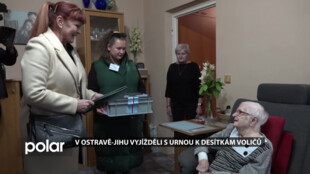 V Ostravě-Jihu vyjížděli s urnou k desítkám voličů