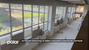 V Ústřední knihovně v Ostravě pokračuje kompletní rekonstrukce. Změní se v moderní komunitní centrum