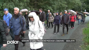 Pochod Lískovec - Sedliště si užily desítky aktivních seniorů