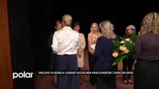 Orlová vyjádřila uznání sociálním pracovníkům i dárcům krve