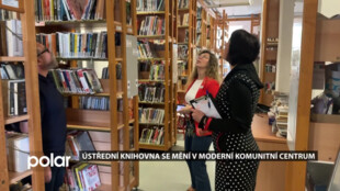 V Ústřední knihovně v Ostravě pokračuje celková rekonstrukce vnitřních prostor. Aktuálně probíhá sanace stropů