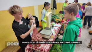Montessori ZŠ Úsměv uspořádala podzimní jarmark
