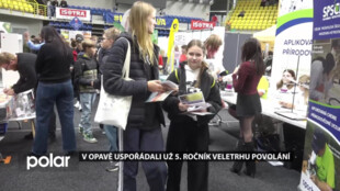 V Opavě proběhl už pátý ročník veletrhu povolání. Představilo se na něm přes 100 vystavovatelů