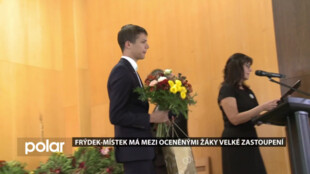MS kraj oceňoval nejlepší studenty, uspěli i žáci z Frýdku-Místku