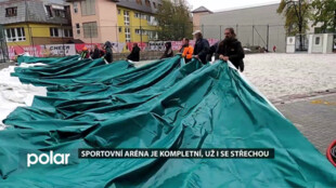 Sportovní aréna v Čeladné je kompletní, už i se střechou