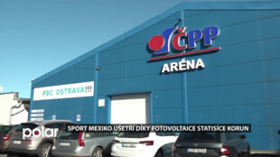 Slezská Ostrava podporuje sport. MEXIKO díky fotovoltaice ušetří statisíce