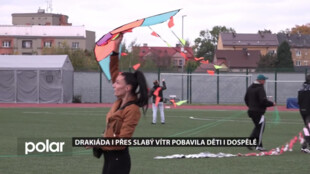 Drakiádě na vítkovickém stadionu chyběl jen silnější vítr