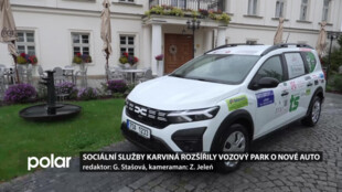 Nový vůz Sociálních služeb Karviná byl získán díky sbírce a pomůže klientům