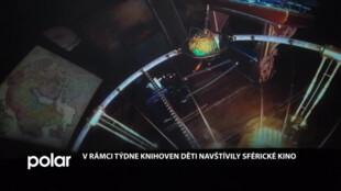 V rámci Týdne knihoven děti navštívily sférické kino
