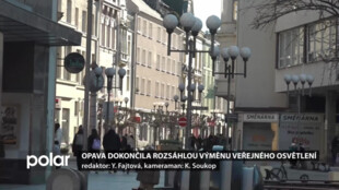 Opava vyměnila sodíkové lampy za nová LED svítidla. Šetří energii a snižují světelný smog