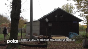 Postupná demolice letitých finských domků v osadě Bedřiška začne ještě letos