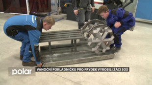 Ruční práce žáku SOŠ potěší na Vánoce obyvatele Frýdku-Místku