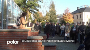 V Dolních Životicích se uskutečnila komentovaná procházka věnovaná historii šlechtického rodu Razumovských