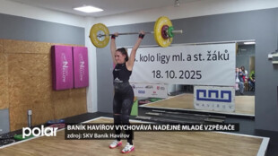 Baník Havířov vychovává nadějné mladé vzpěrače