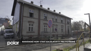 V Ostravě–Mariánských Horách pokračuje rekonstrukce domu v ulici Bendlova 9, bývalého blešáku