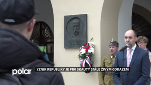 Vznik republiky je pro skauty stále živým odkazem