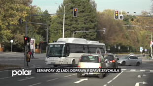 Průjezd Opavou je rychlejší a plynulejší. Semafory se podařilo vyladit