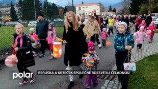 Beruška a Krteček společně rozsvítili Čeladnou