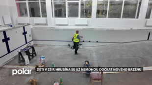Děti v ZŠ F. Hrubína se už nemohou dočkat nového bazénu