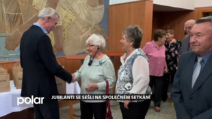 Jubilanti z Těrlicka se sešli na společném setkání se zástupci obce