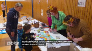 Nepříznivé počasí dětem drakiádu v Palkovicích nezmařilo