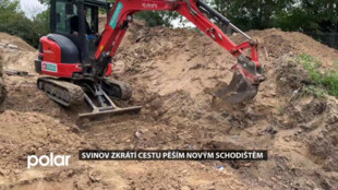 Ocelové schodiště propojí ulice ve Svinově