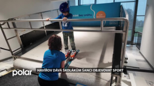 Havířov motivuje děti ke sportu, v rámci výuky mohou i lyžovat na trenažérech
