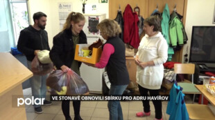 Ve Stonavě po letech obnovili humanitární sbírku pro ADRU v Havířově. Zapojily se do ní desítky lidí