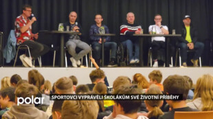 Sportovci vyprávěli školákům své životní příběhy a motivovali je k pohybu