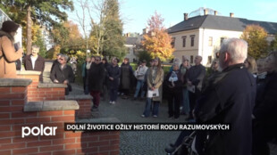 V Dolních Životicích se uskutečnila komentovaná procházka věnovaná historii šlechtického rodu Razumovských