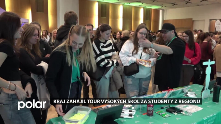 Kraj zahájil tour vysokých škol za studenty z regionu