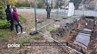 Horní Suchá zadržuje vodu v krajině