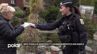 Ostravští strážníci posilují kontroly v chatařských a zahradkářských koloniích