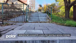 Mariánky dokončily opravu schodiště u kapličky poblíž sídliště Vršovců