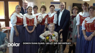 Novojičínský Domov Duha slavil 100 let své obyvatelky