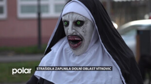 Halloweenský lampionový průvod ve Vítkovicích zakončil velkolepý ohňostroj