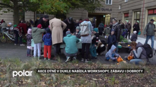 Akce Dýně v Dukle nabídla workshopy, zábavu i dobroty. Děti dlabaly dýně a vyráběly lampion