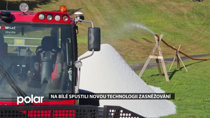 Na Bílé spustili novou technologii zasněžování, vleky rozjedou začátkem prosince