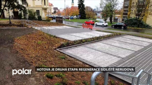 Hotova je druhá etapa regenerace sídliště Nerudova, příští rok se tu kopat nebude