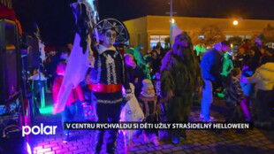 V centru Rychvaldu si děti užily strašidelný Halloween