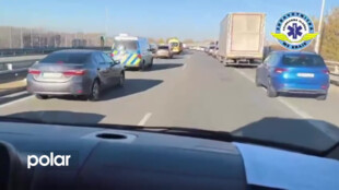 Řidiči v Ostravě opět předvedli ukázkovou záchranářskou uličku