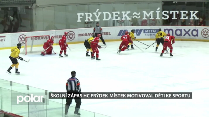 Školáci podpořili hokejisty Frýdku-Místku, ti se odvděčili vítězstvím